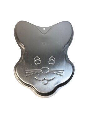 Wilton 1998 Bunny Face Cake Pan Aluminum 2105-6205 Brownies